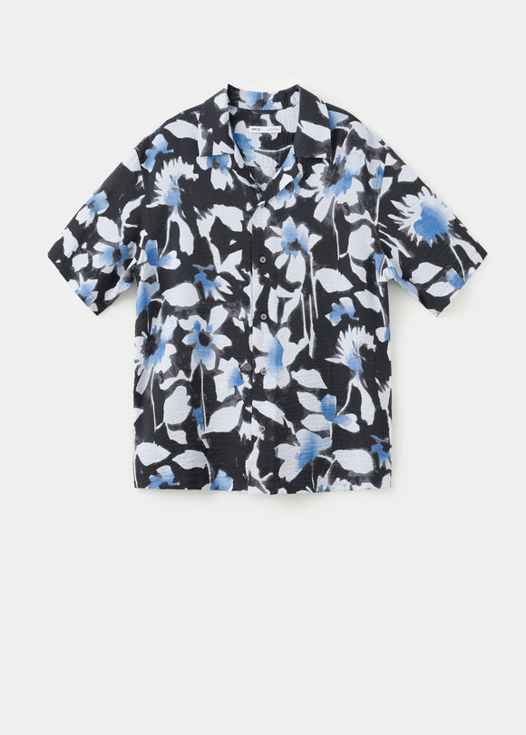 MANGO BLUR 37074416-99 MAN SHIRT
