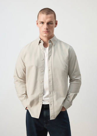 MANGO OXFORD 37074438-08 MANGO MEN SHIRT