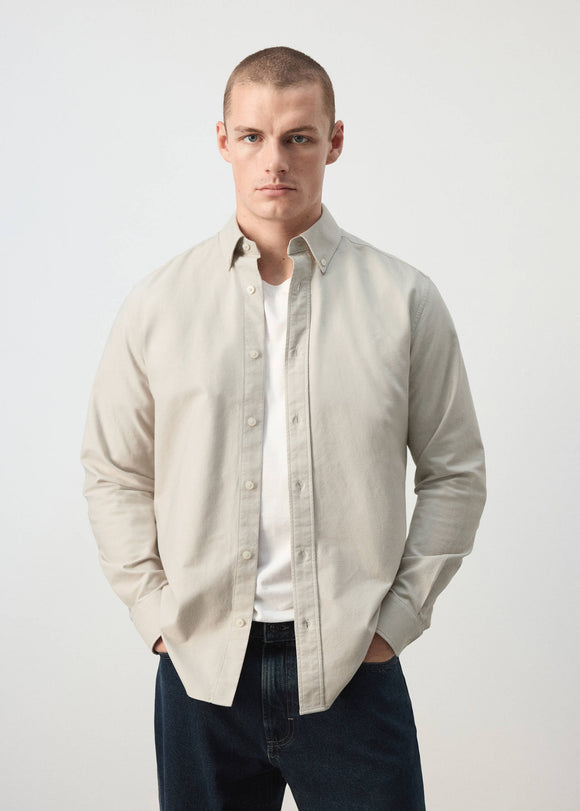 MANGO OXFORD 37074438-08 MANGO MEN SHIRT