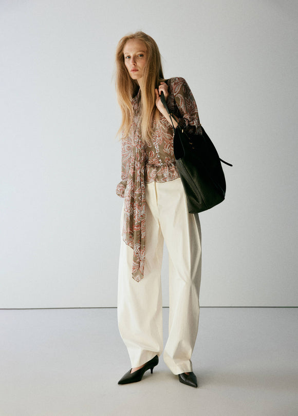 MANGO CURRY 37074466-43 MANGO WOMEN BLOUSE