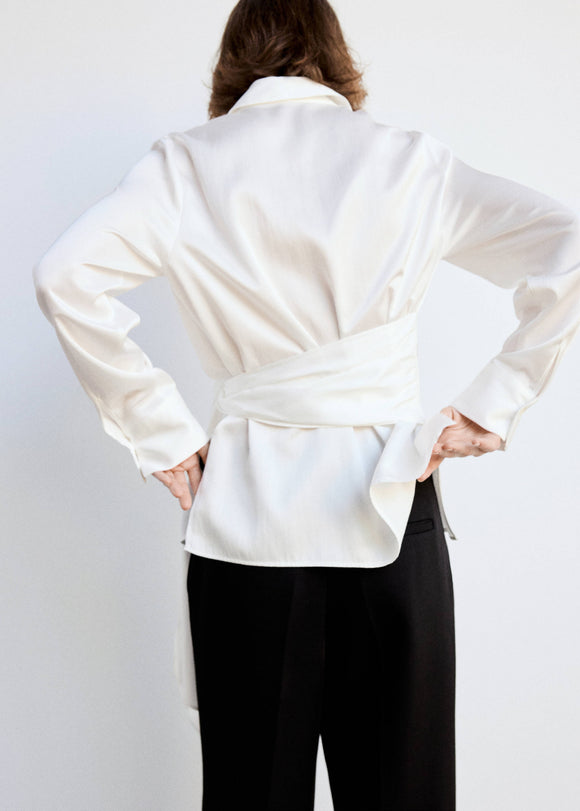 MANGO BLANCA 37075859-02 WOMEN SHIRT