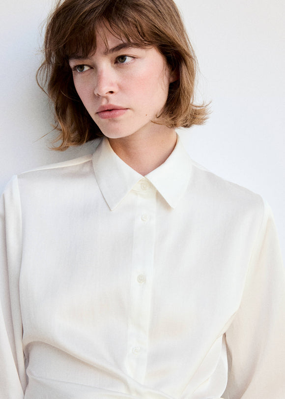 MANGO BLANCA 37075859-02 WOMEN SHIRT