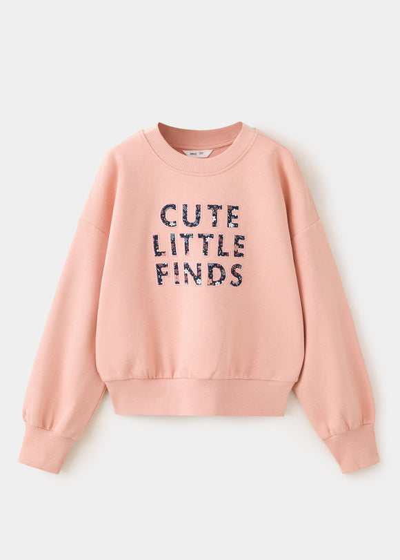 MANGO CUTE 37077910-85 KIDS GIRL SWEATSHIRT