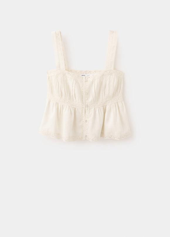 MANGO MARABU 37081382-05 MANGO WOMEN TOP