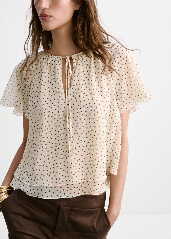 MANGO LURDI 37081467-02 MANGO WOMEN BLOUSE