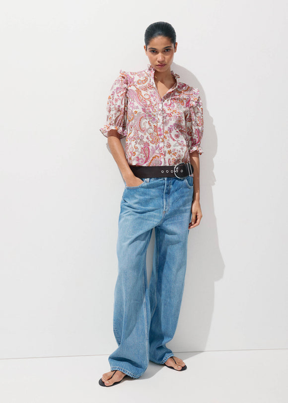 MANGO GINA 37081495-02 MANGO WOMEN BLOUSE