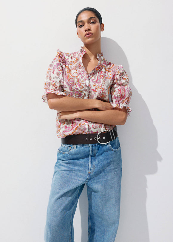 MANGO GINA 37081495-02 MANGO WOMEN BLOUSE