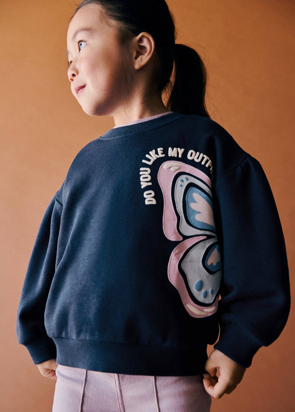 MANGO MARI 37083312-56 KIDS BABY GIRL SWEATSHIRT