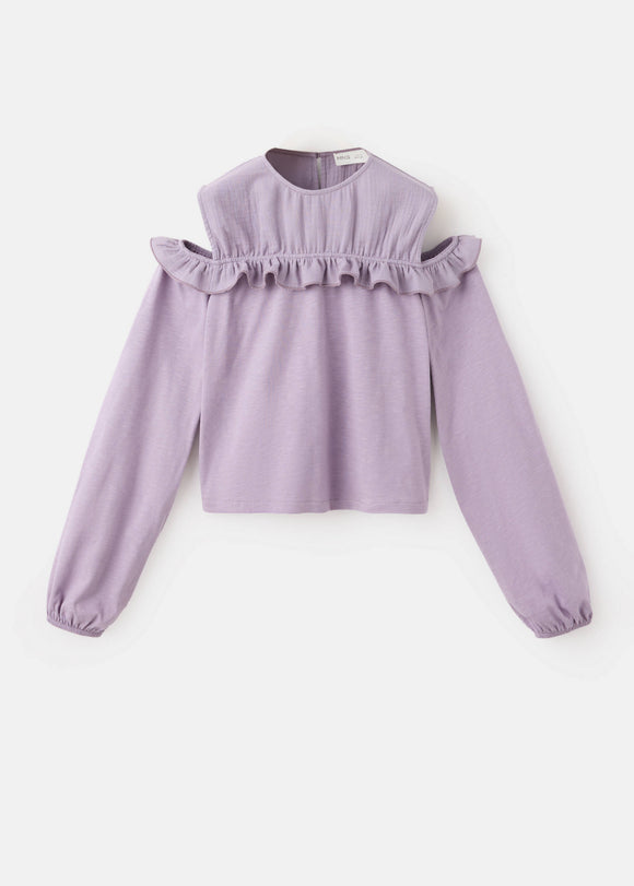 MANGO LILASET 37083891-61 KIDS GIRL T-SHIRT