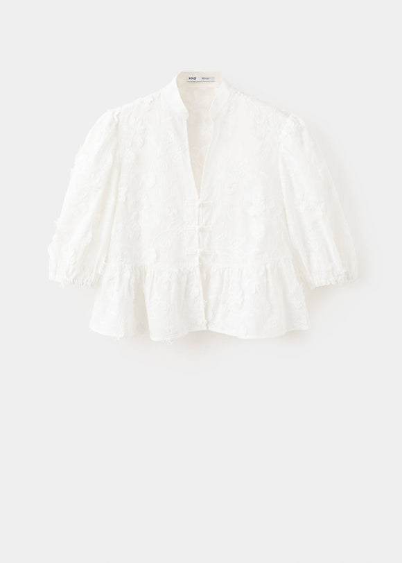 MANGO CAPUCHIN 37084074-02 MANGO WOMEN BLOUSE