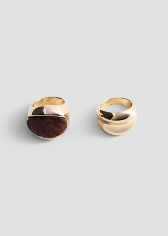 MANGO LEA 37084445-OR MANGO WOMEN FINGER RING