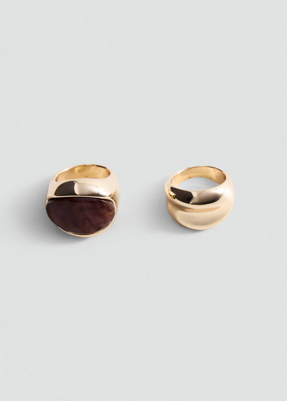 MANGO LEA 37084445-OR MANGO WOMEN FINGER RING