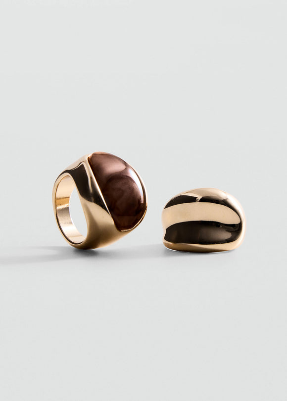 MANGO LEA 37084445-OR MANGO WOMEN FINGER RING
