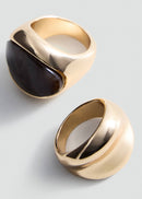 MANGO LEA 37084445-OR MANGO WOMEN FINGER RING-3