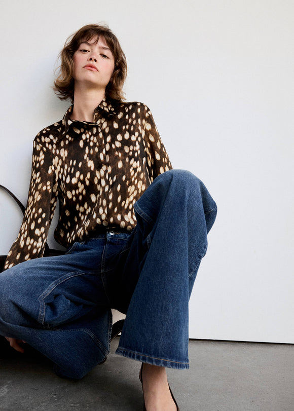 MANGO CAMILA 37085869-30 WOMEN SHIRT