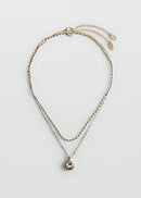 MANGO SILVIA 37086003-OR WOMEN NECKLACE-1