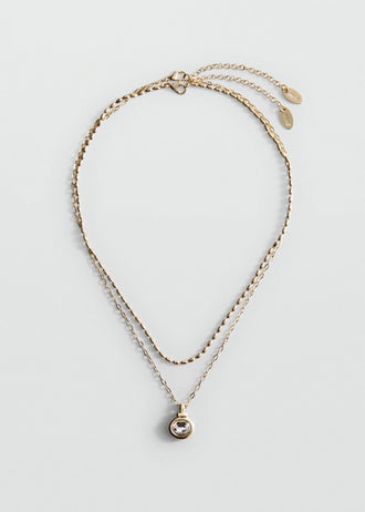 MANGO SILVIA 37086003-OR WOMEN NECKLACE