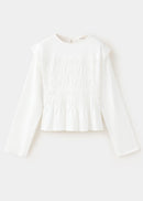 MANGO GOMAS 37086330-02 KIDS GIRL T-SHIRT LONG SLEEVE-2
