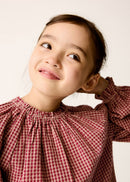 MANGO VICHY 37086344-70 KIDS BABY GIRL BLOUSE-1