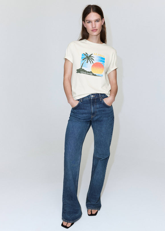 MANGO ILUSTRA 37091352-08 MANGO WOMEN T-SHIRT