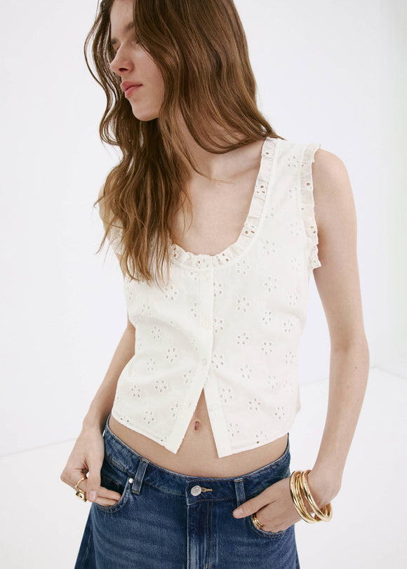 MANGO BROTUS 37091378-02 MANGO WOMEN BLOUSE