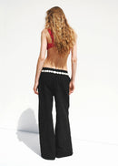 MANGO SHOLA 37091379-99 MANGO WOMEN TROUSER-6