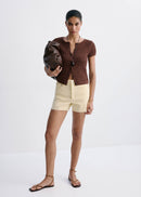 MANGO ANDY 37091385-11 MANGO WOMEN SHORT-2