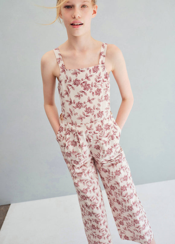 MANGO 37091429-05 MANGO KIDS GIRL JUMPSUIT