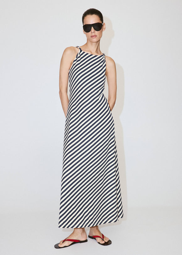 MANGO STRIPED 37091431-56 MANGO WOMEN DRESS