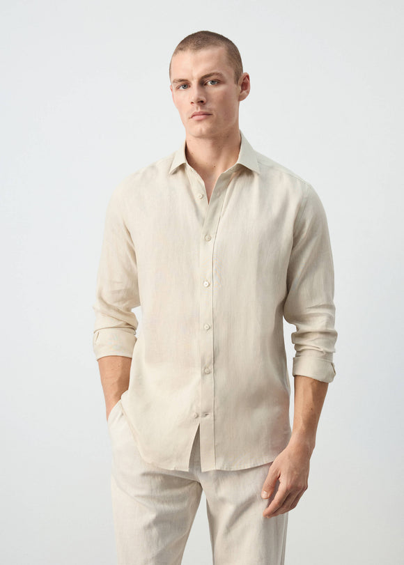 MANGO PARROTA 37091483-07 MAN SHIRT