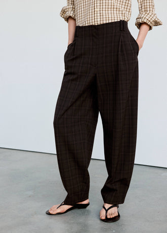MANGO BARREL 37094791-30 MANGO WOMEN TROUSER