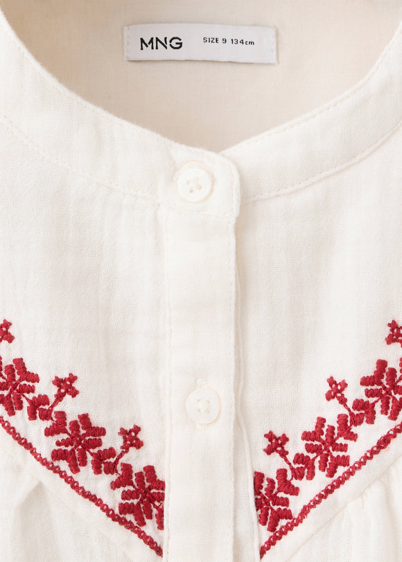 MANGO VELETA 37096348-05 KIDS GIRL SHIRT