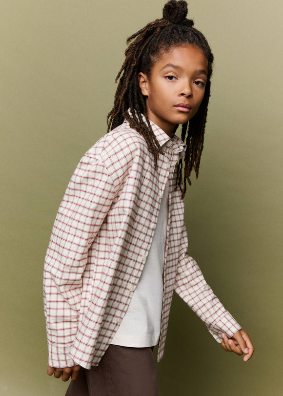 MANGO GOTE 37096350-05 KIDS BOY SHIRT LONG SLEEVE
