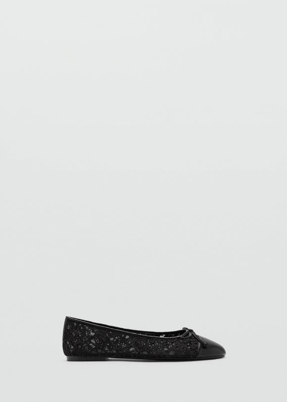 MANGO FLOC 37096354-99 WOMEN FLAT SHOES