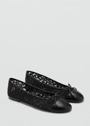 MANGO FLOC 37096354-99 WOMEN FLAT SHOES-2