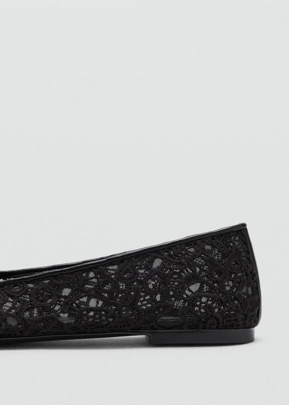 MANGO FLOC 37096354-99 WOMEN FLAT SHOES