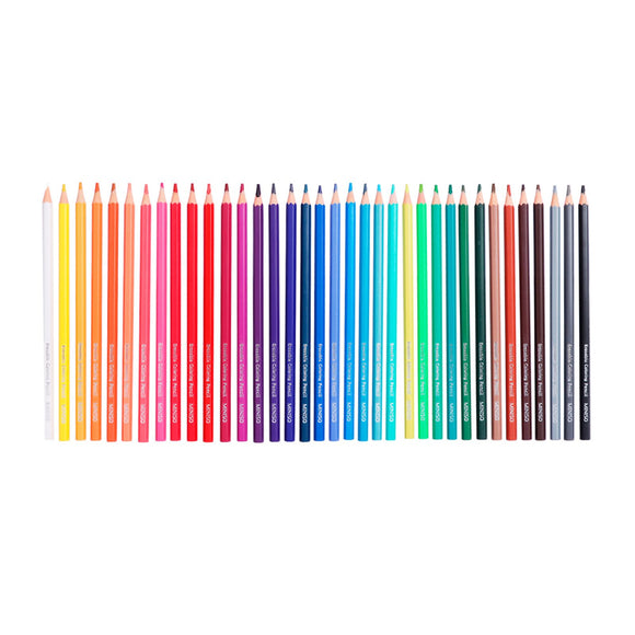 MINISO POLKA DOT SERIES ERASABLE COLORING PENCIL SET (36 COLORS) 2028711510104