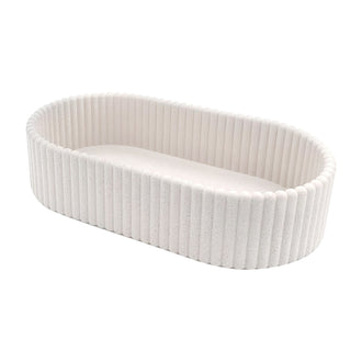 MINISO COLUMN PATTERN TALL STACKABLE STORAGE BOX (WHITE) 2023486110108 SUNDRIES STORAGE