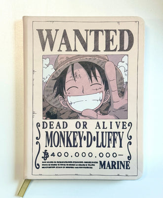 MINISO ONE PIECE CLASSIC COLLECTION PU HARDCOVER BOOK (LUFFY, 80 SHEETS) 2018007510109 HARDCOVER MEMO BOOK