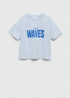 MANGO WAVES 67007963-50 MANGO KIDS GIRL T-SHIRT SHORT SLEEVE