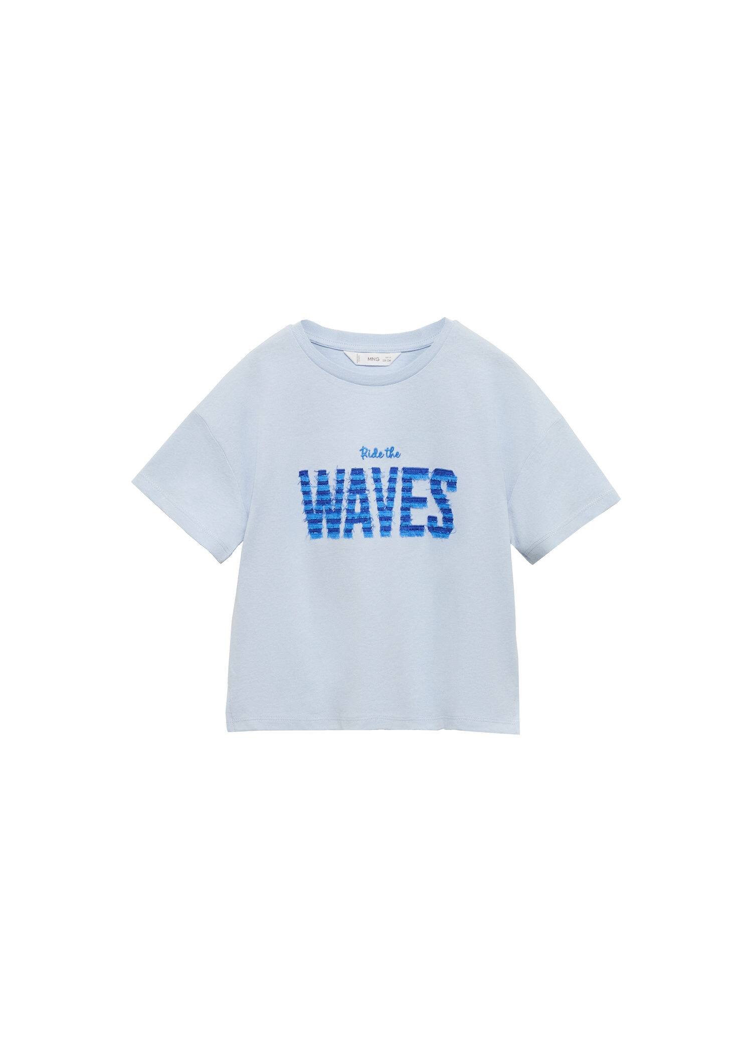 MANGO WAVES 67007963-50 MANGO KIDS GIRL T-SHIRT SHORT SLEEVE