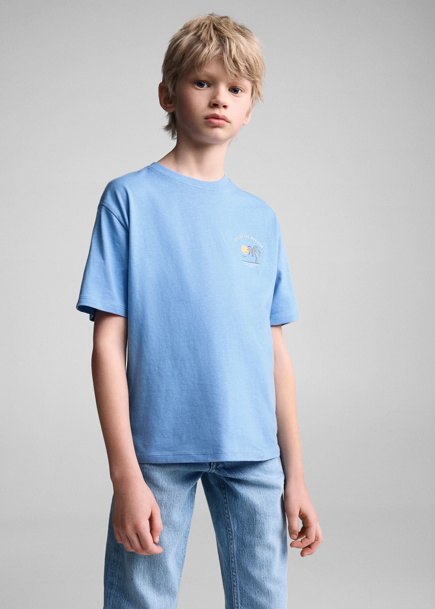 MANGO SKY 67017723-52 MANGO KIDS BOY T-SHIRT SHORT SLEEVE