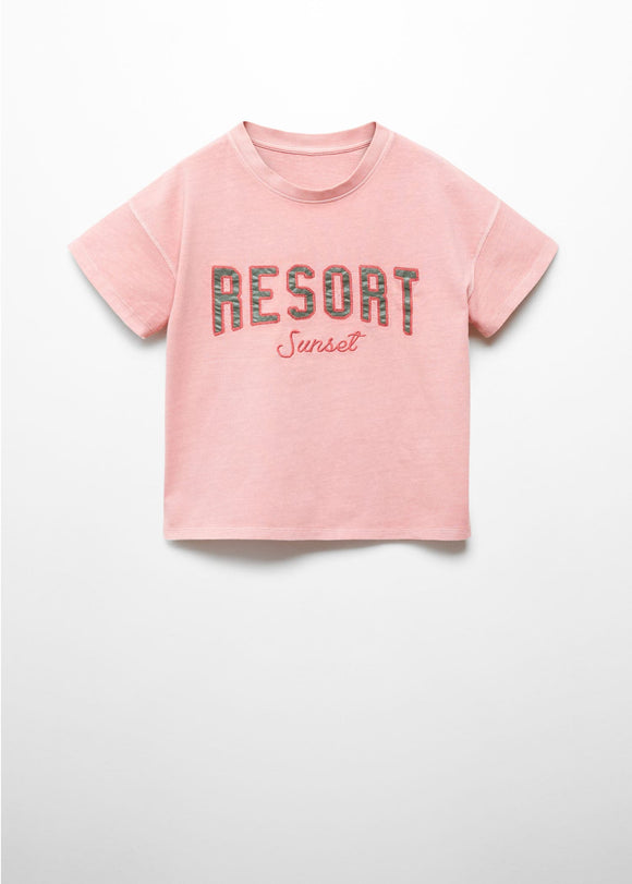 MANGO RESORT 67024465-89 MANGO KIDS GIRL T-SHIRT SHORT SLEEVE