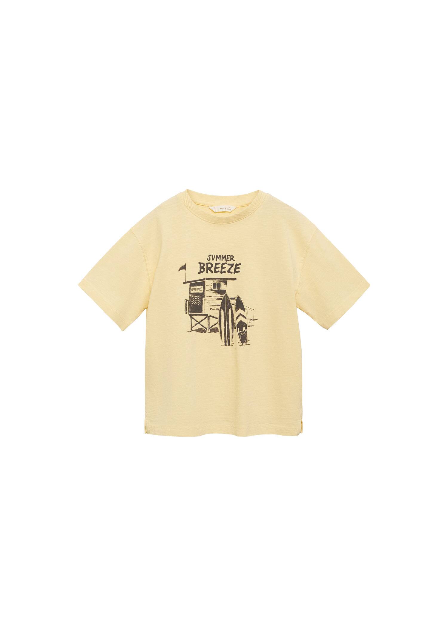 MANGO SLUB 67027714-11 MANGO KIDS BOY T-SHIRT SHORT SLEEVE