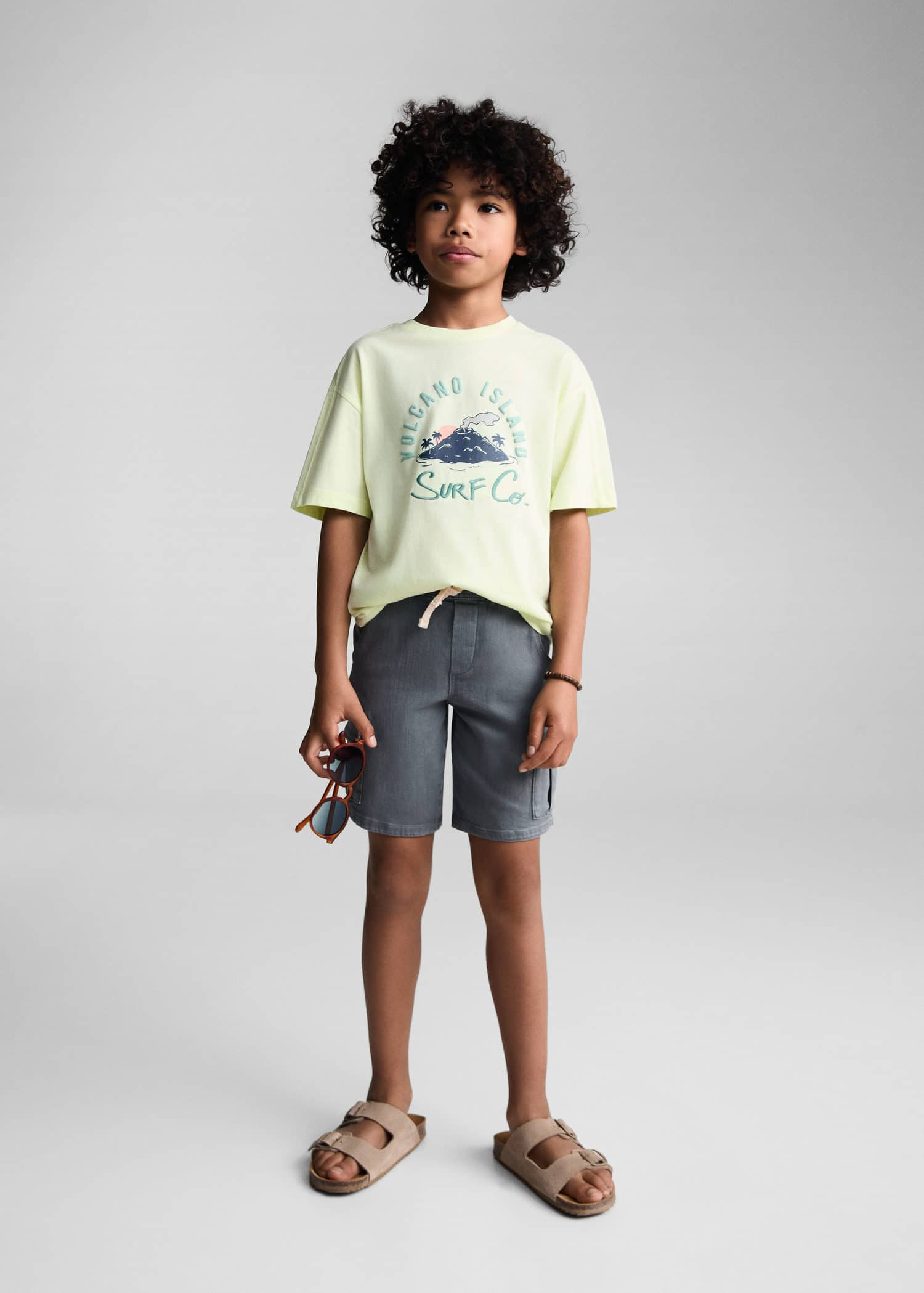 MANGO VOLCANO 67027724-14 MANGO KIDS BOY T-SHIRT SHORT SLEEVE