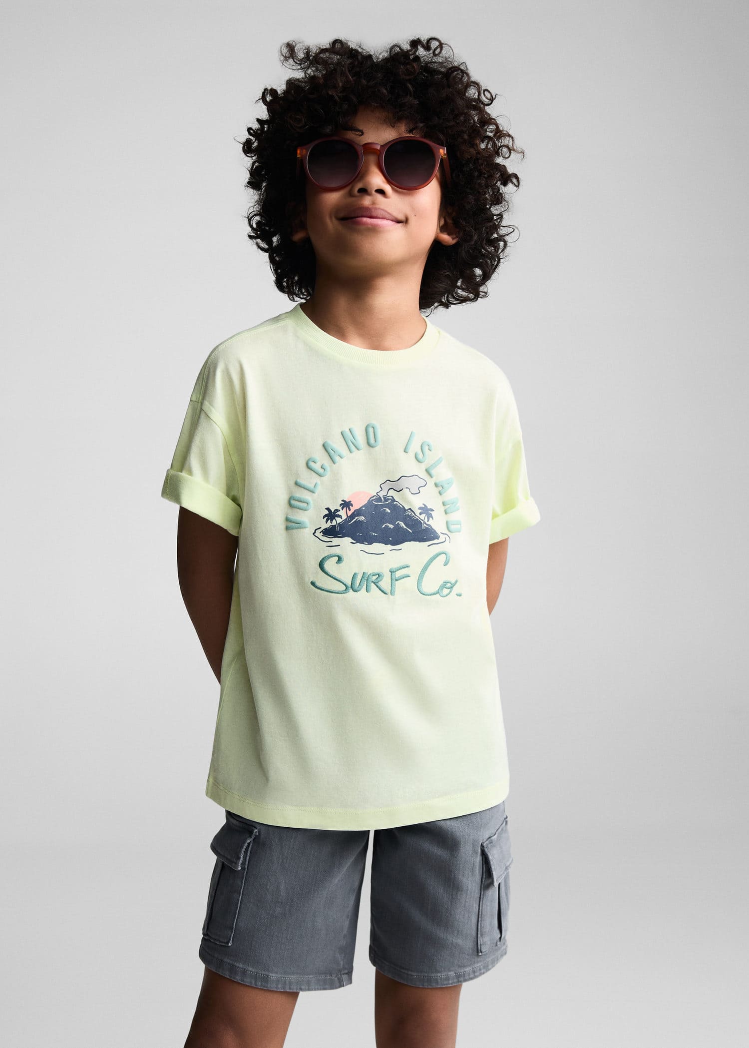 MANGO VOLCANO 67027724-14 MANGO KIDS BOY T-SHIRT SHORT SLEEVE