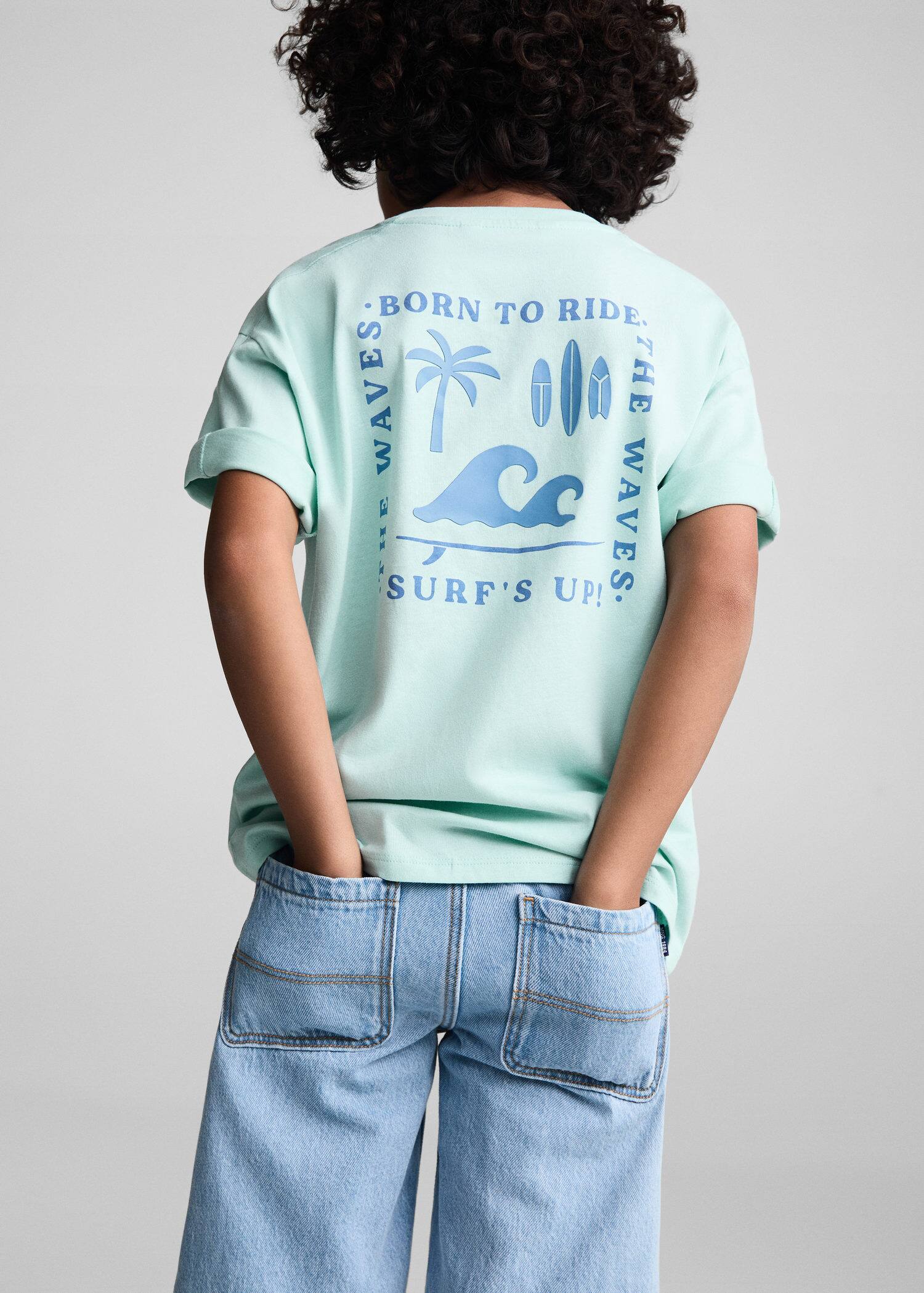 MANGO BORN 67037917-45 MANGO KIDS BOY T-SHIRT SHORT SLEEVE