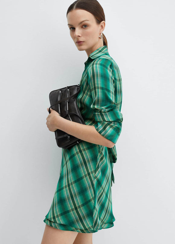 MANGO SCOT 67045754-43 MANGO WOMEN DRESS KNEE LENGTH