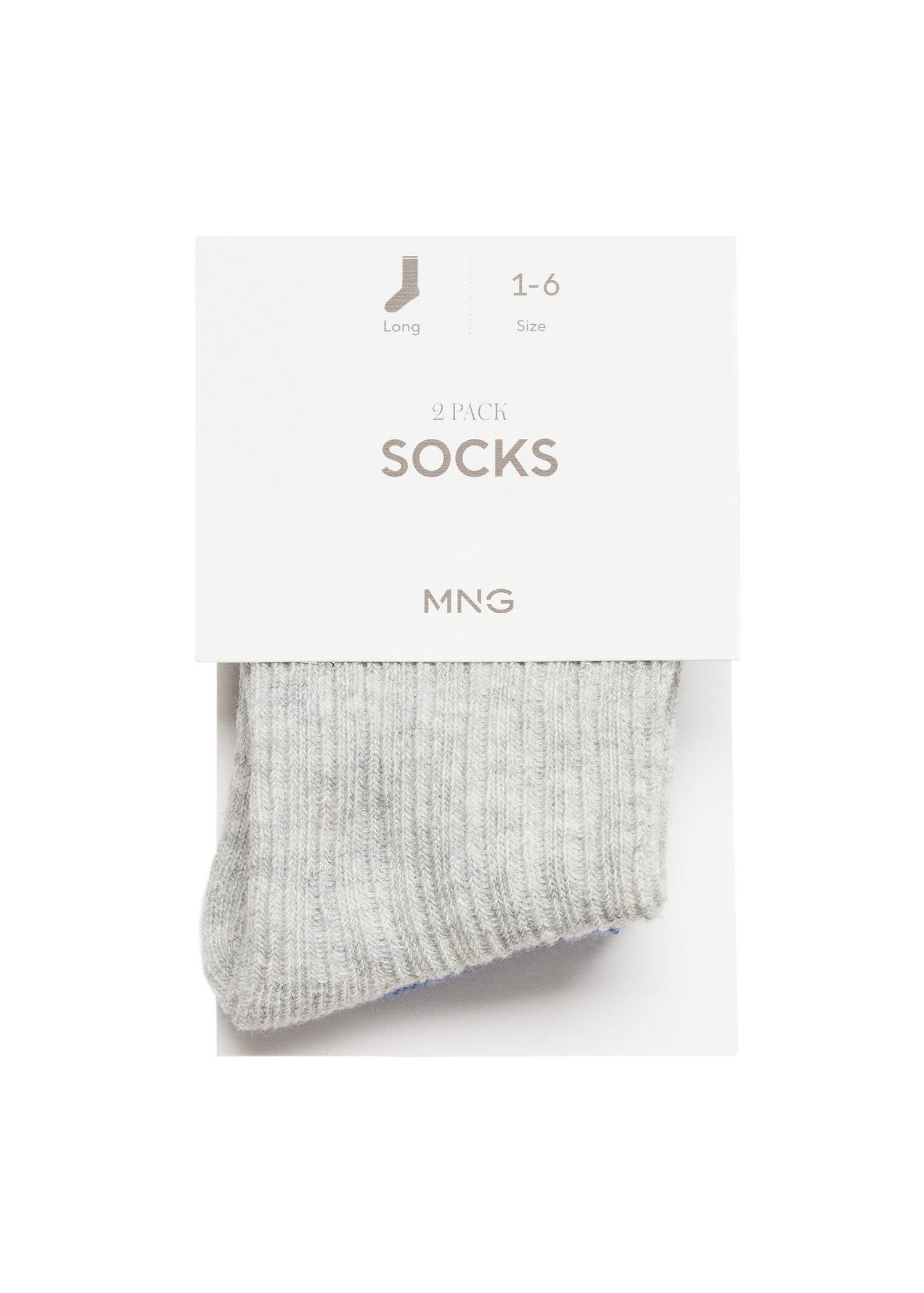 MANGO BLUE 67066055-52 MANGO KIDS NEW BORN BABY SOCK