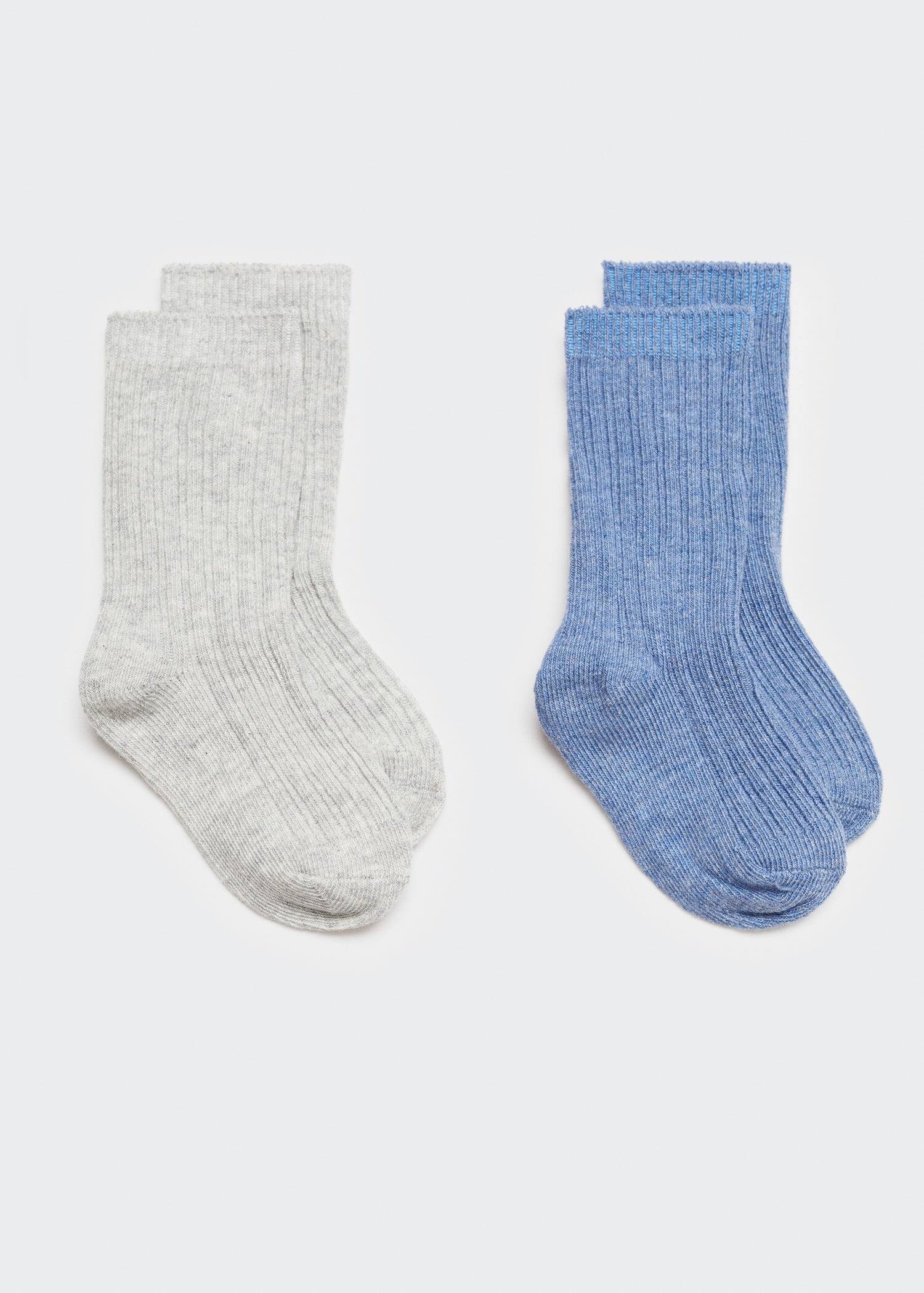 MANGO BLUE 67066055-52 MANGO KIDS NEW BORN BABY SOCK